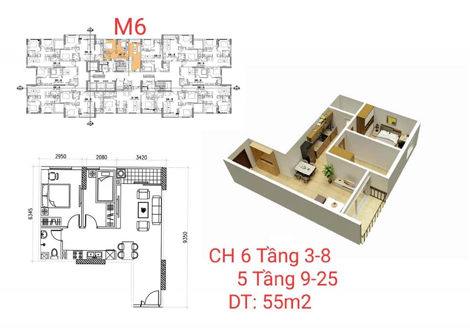 mipec kiến hưng m6 55m2