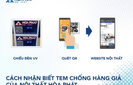 nhận biết két sắt hòa phát chính hãng qua tem chống hàng giả